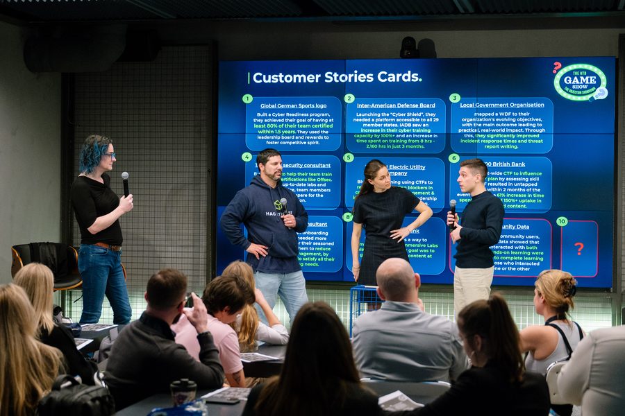 Amy Collins leading a sales enablement workshop